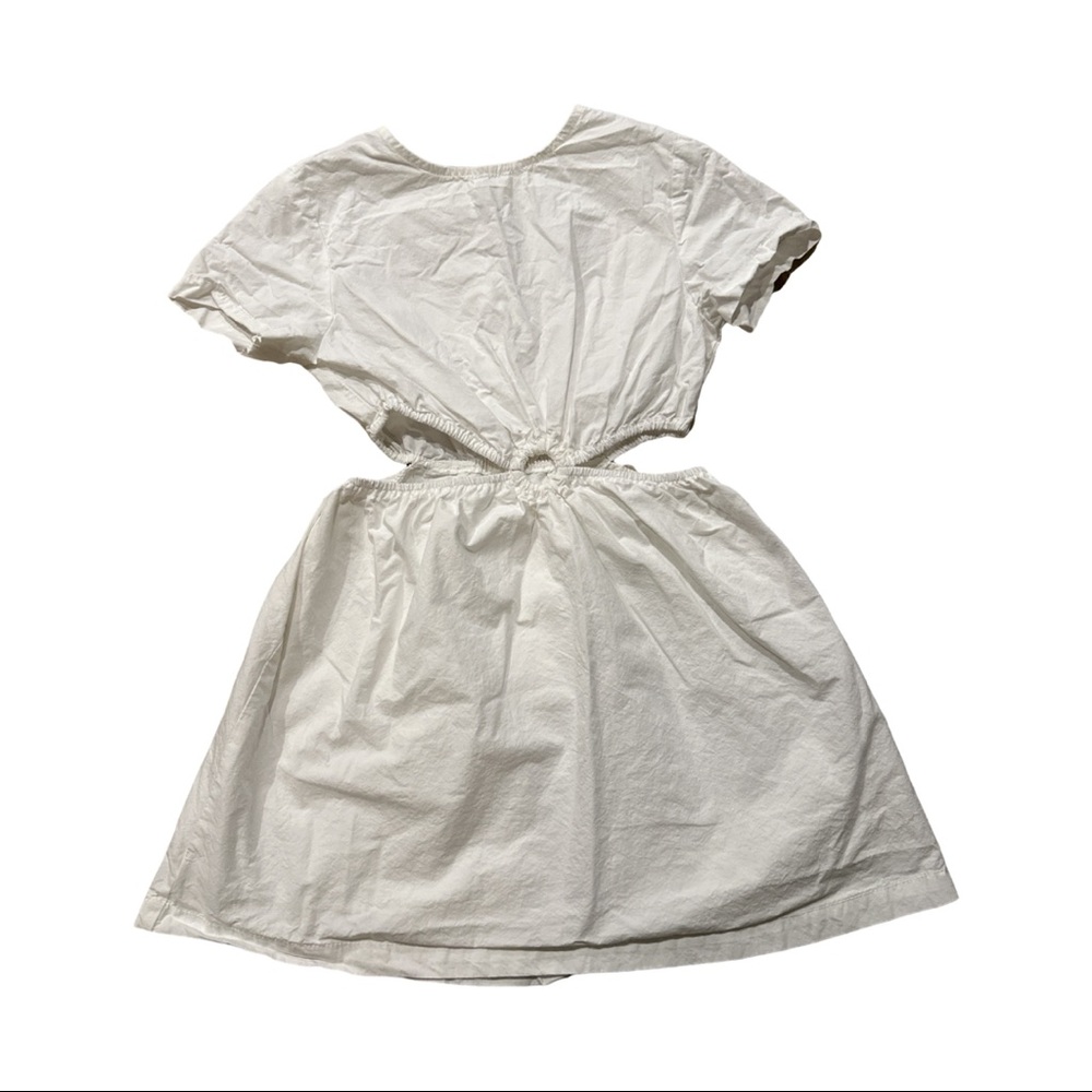 Zara white cut out dress size 7